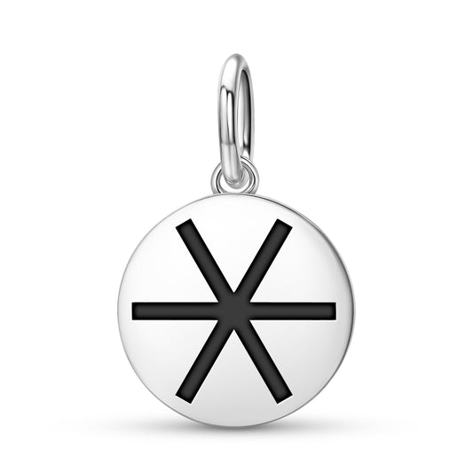 Charisma Native Rock Art Symbols Pendant Dangle Charm