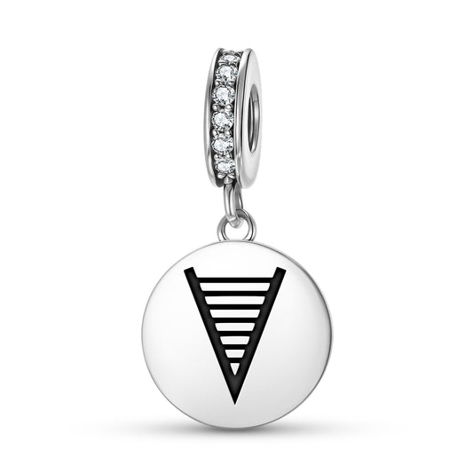 Wealth Native Rock Art Symbols Pendant Dangle Charm