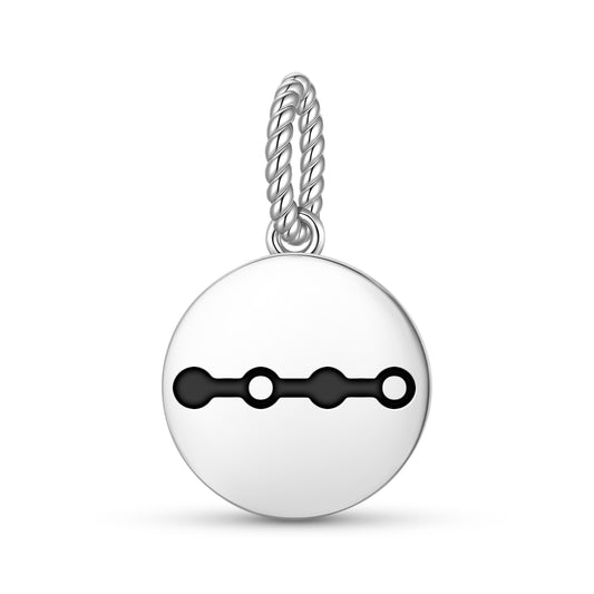 Time Native Rock Art Symbols Pendant Dangle Charm
