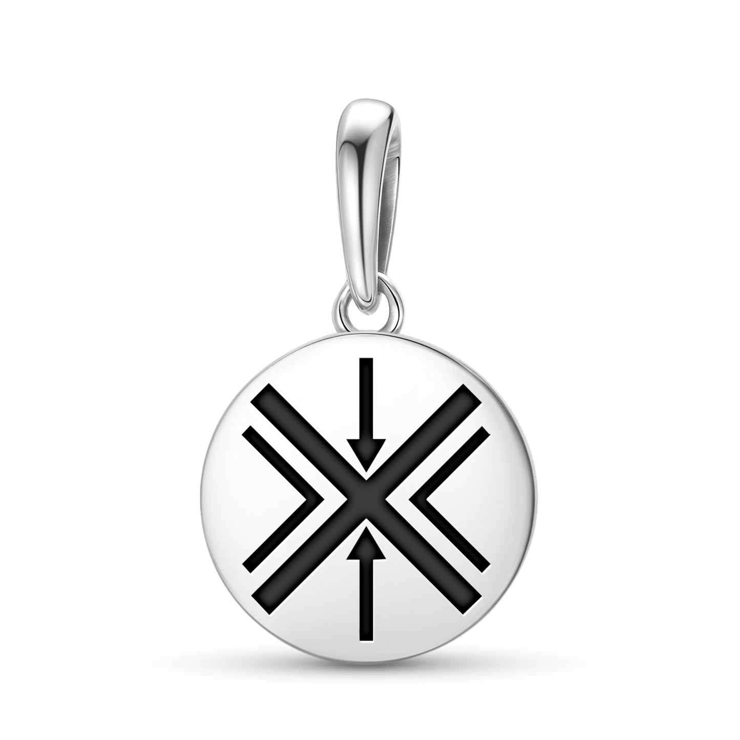 Immortality Native Rock Art Symbols Pendant Dangle Charm