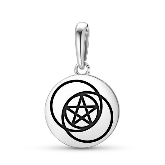 Pentad Crop Circles Symbols Pendant Dangle Charm