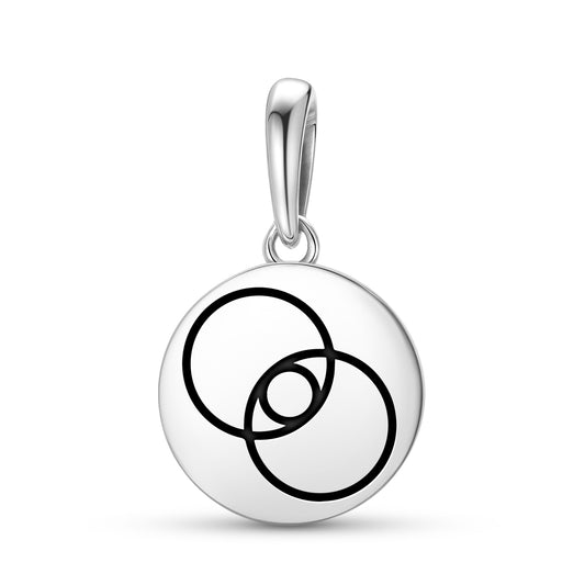 Tetrad Crop Circles Symbols Pendant Dangle Charm