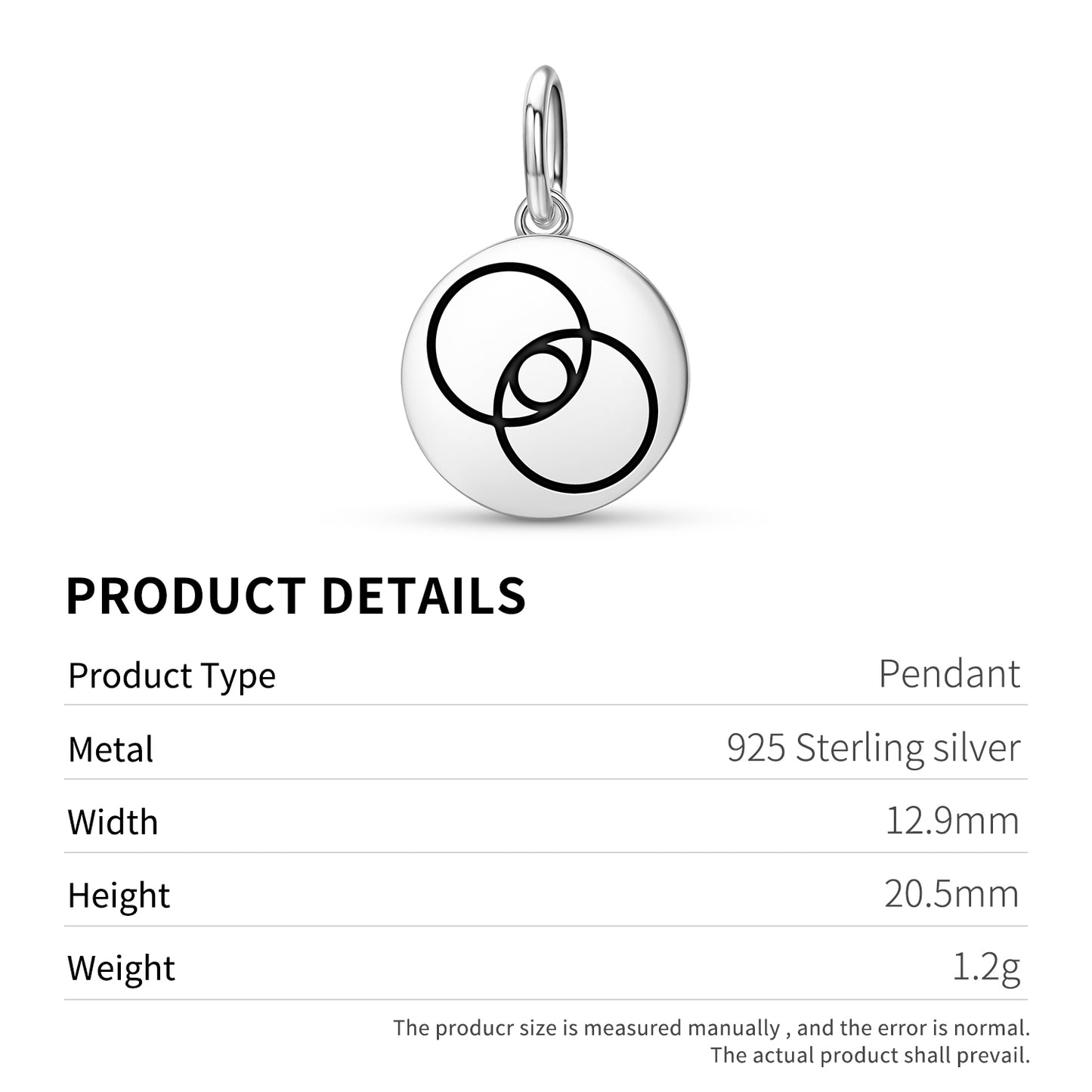 Tetrad Crop Circles Symbols Pendant Dangle Charm