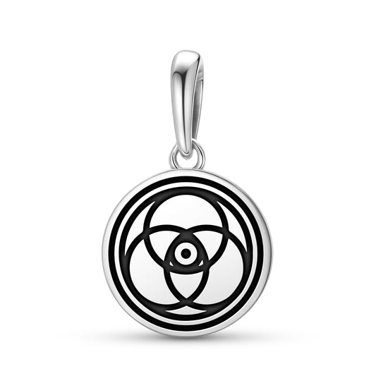Liddington Castle Crop Circles Symbols Pendant Dangle Charm
