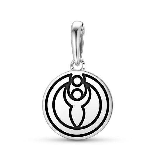 Goddess Isis Crop Circles Symbols Pendant Dangle Charm