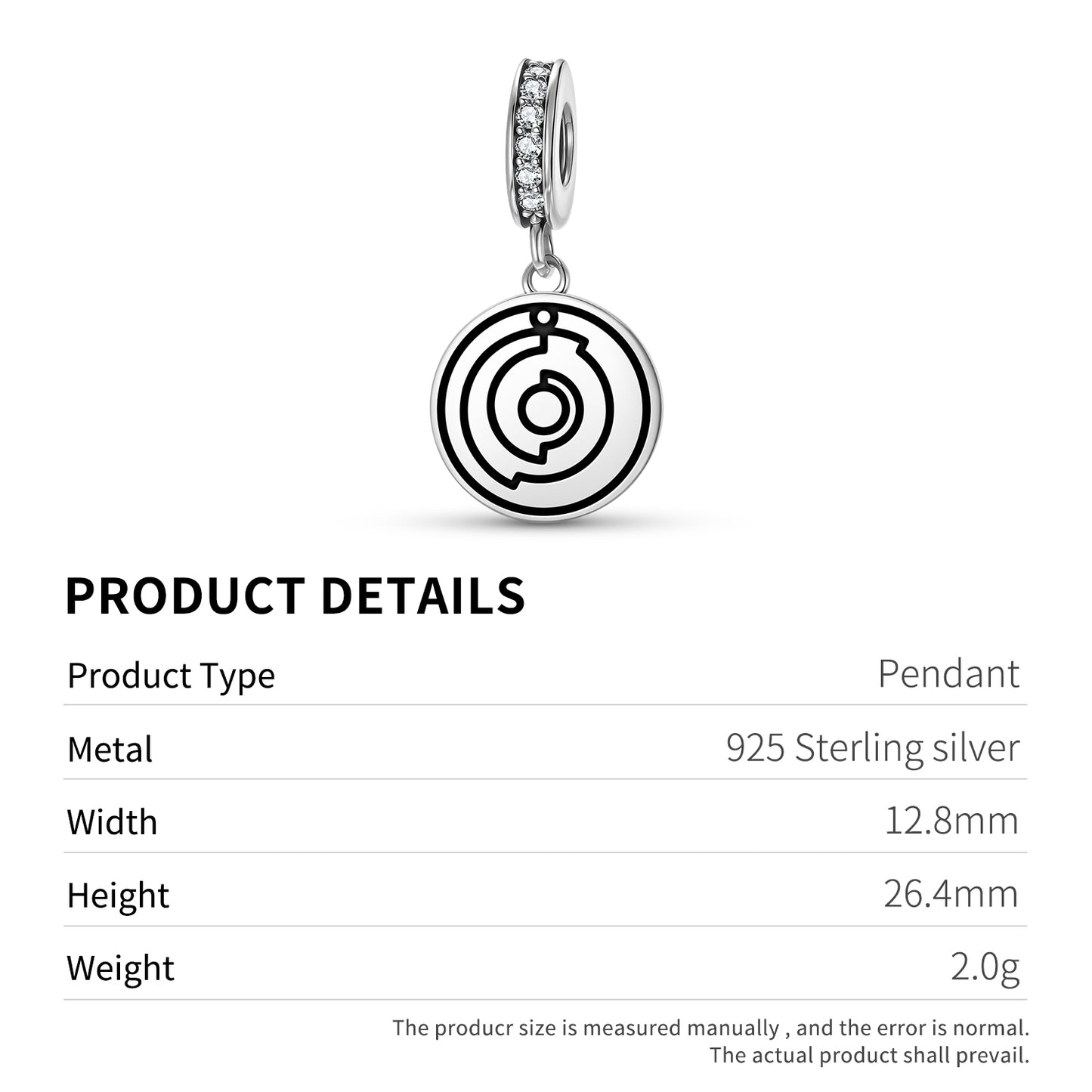 Pi Crop Circles Crop Circles Symbols Pendant Dangle Charm