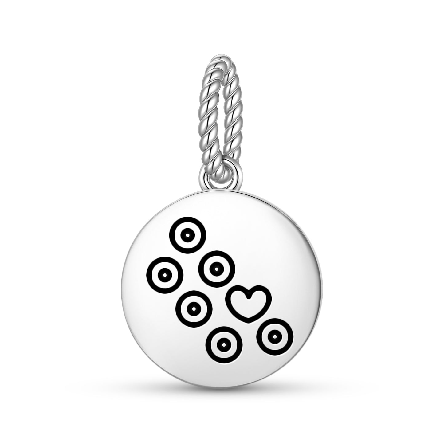 Seven Chakras Crop Circles Symbols Pendant Dangle Charm