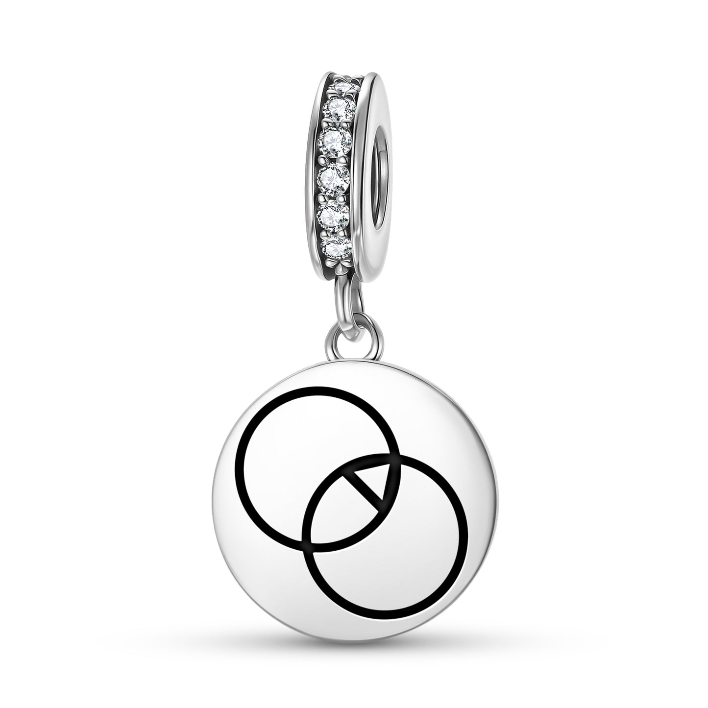 Triad the Triangle Crop Circles Symbols Pendant Dangle Charm