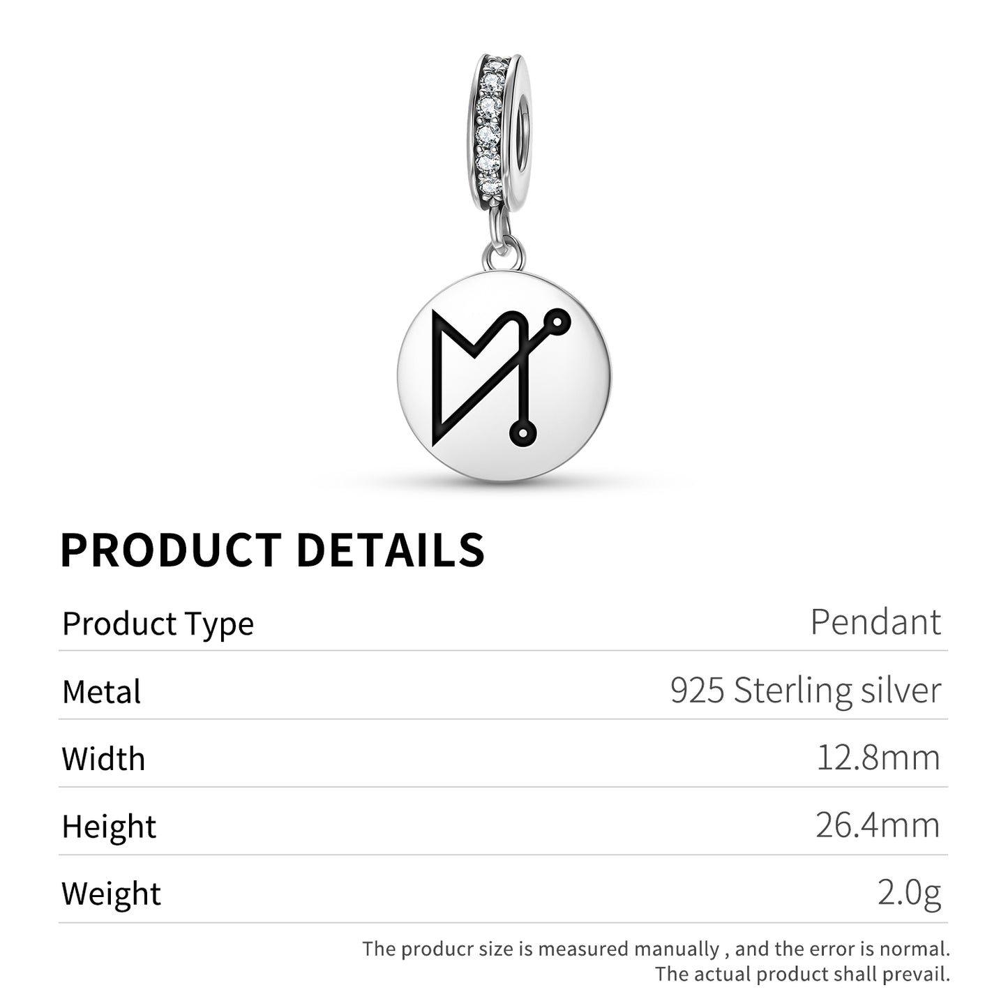 ANAUEL Angels Symbols Pendant Dangle Charm