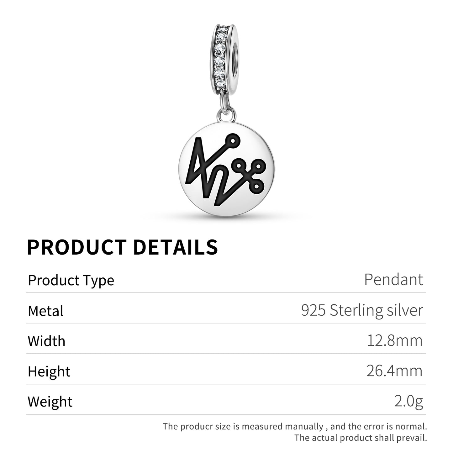 IAH-HEL Angels Symbols Pendant Dangle Charm