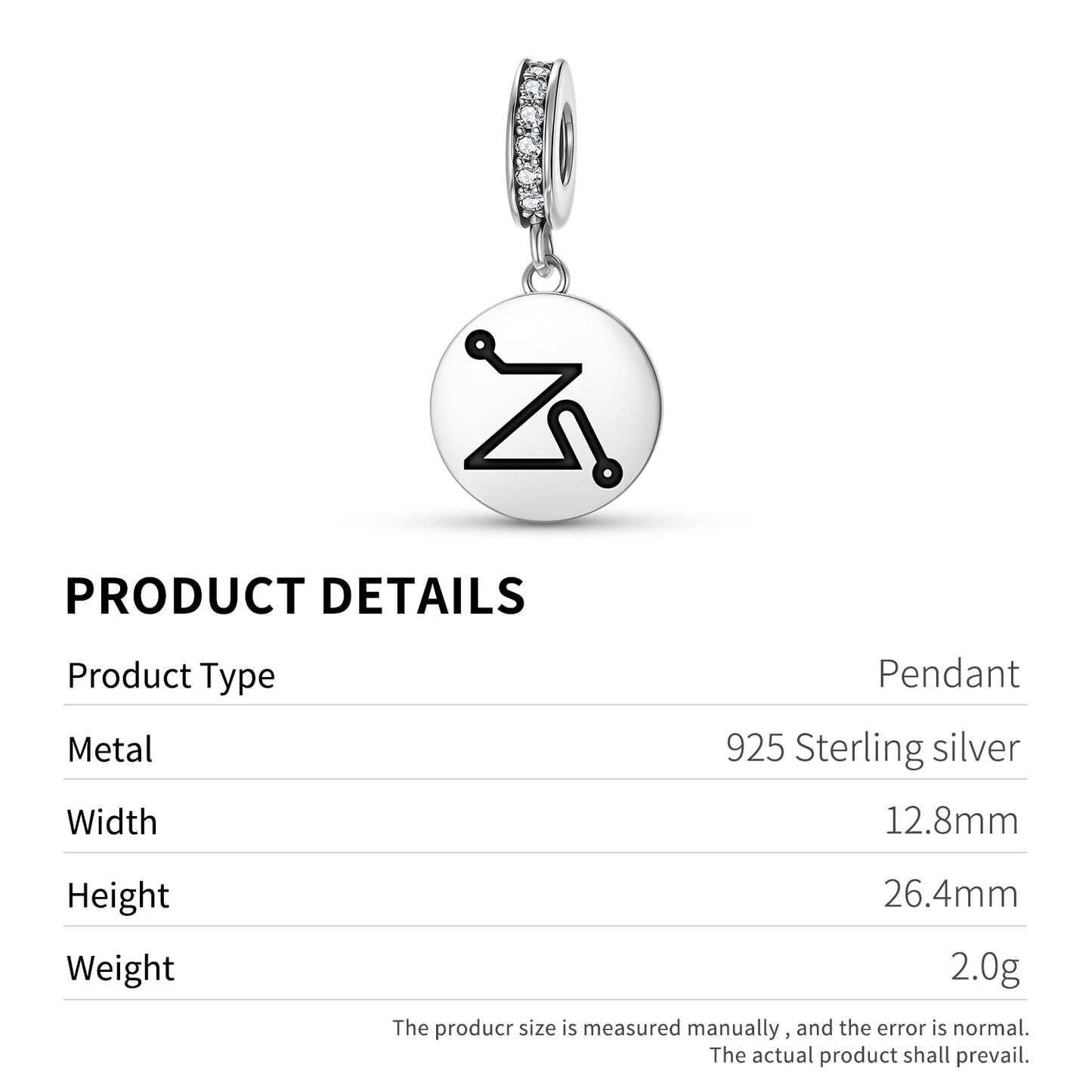 UMABEL Angels Symbols Pendant Dangle Charm