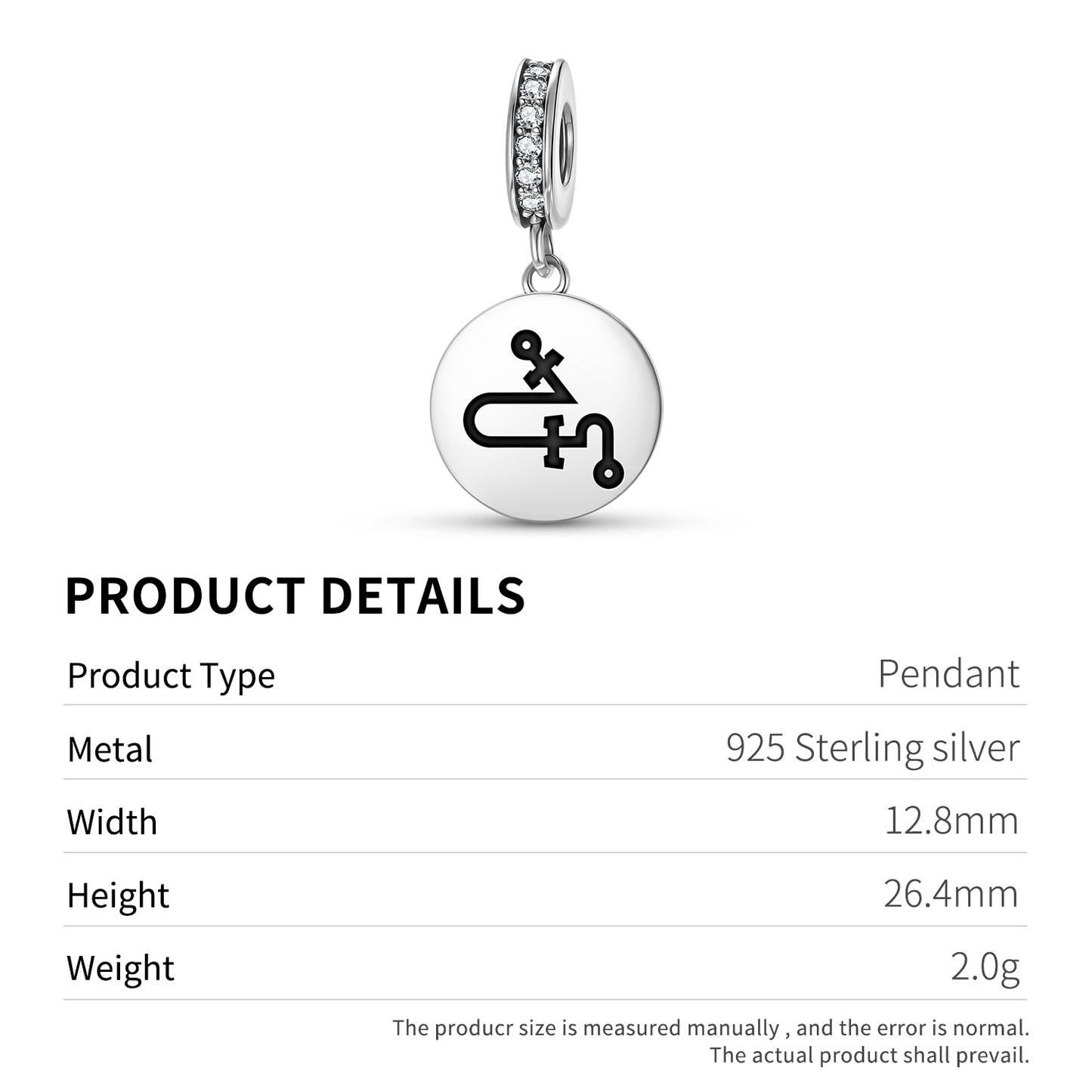 HARAHEL Angels Symbols Pendant Dangle Charm