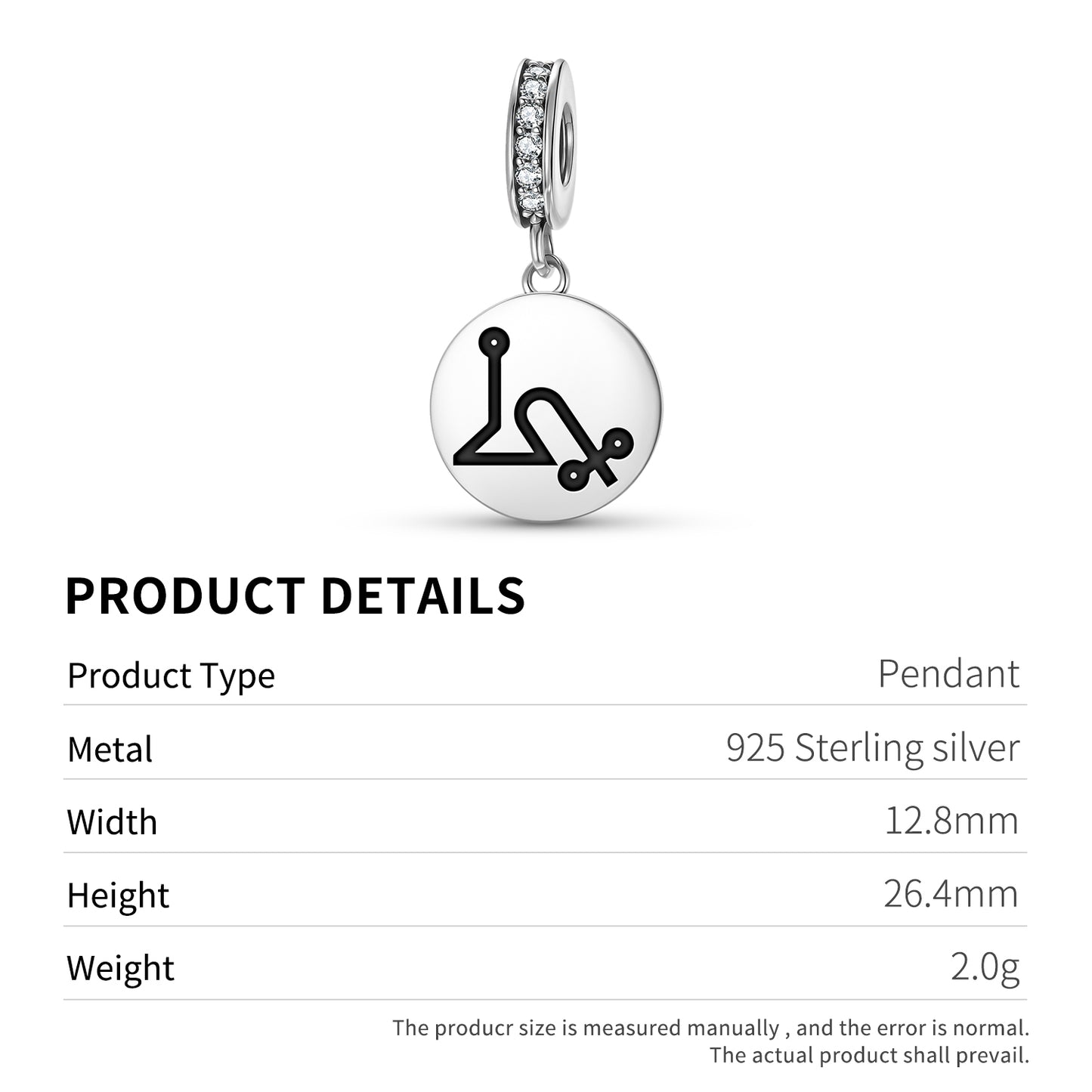 POYEL Angels Symbols Pendant Dangle Charm