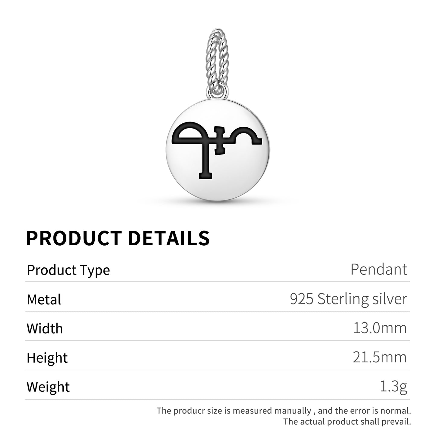 NITHAEL Angels Symbols Pendant Dangle Charm