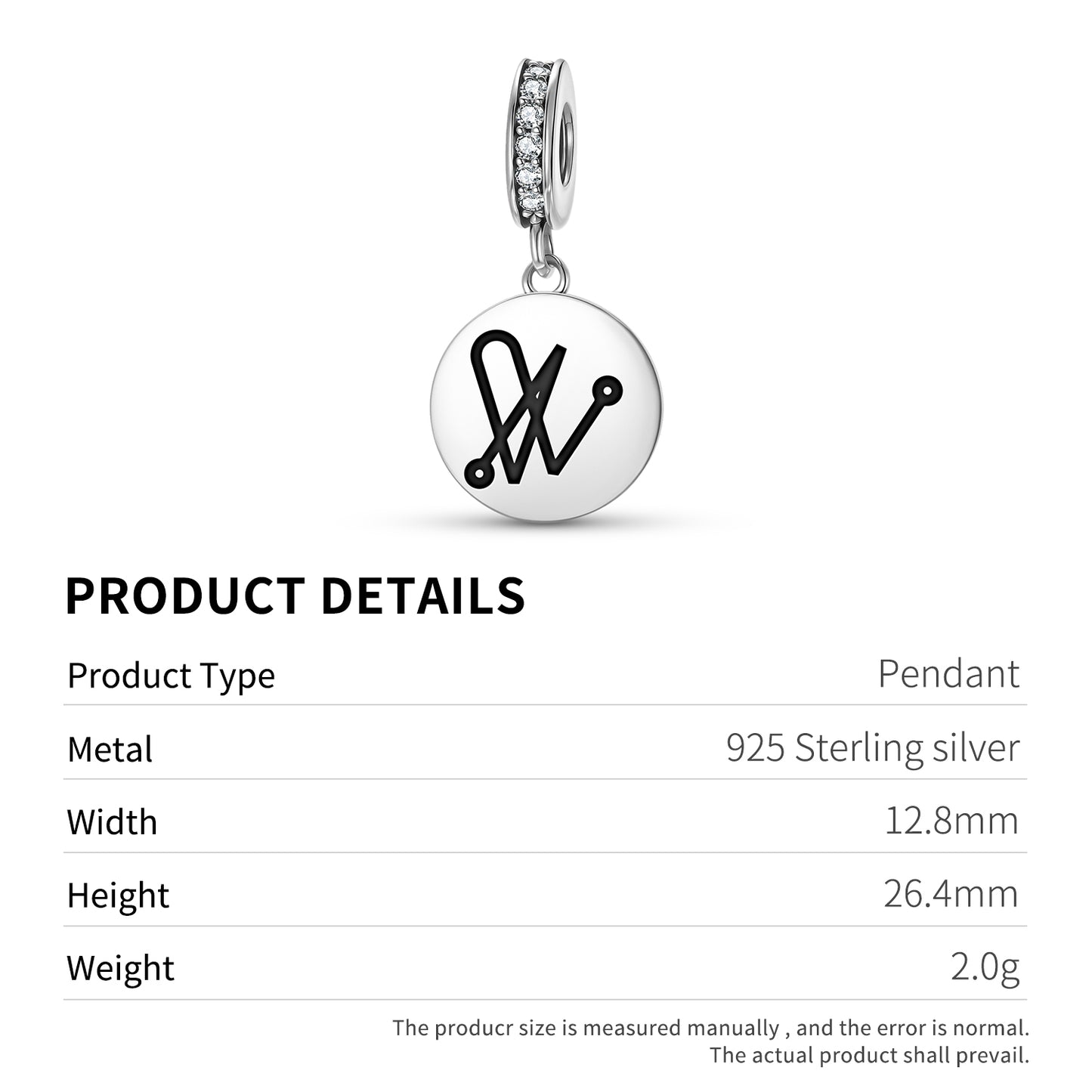 HAHASIAH Angels Symbols Pendant Dangle Charm