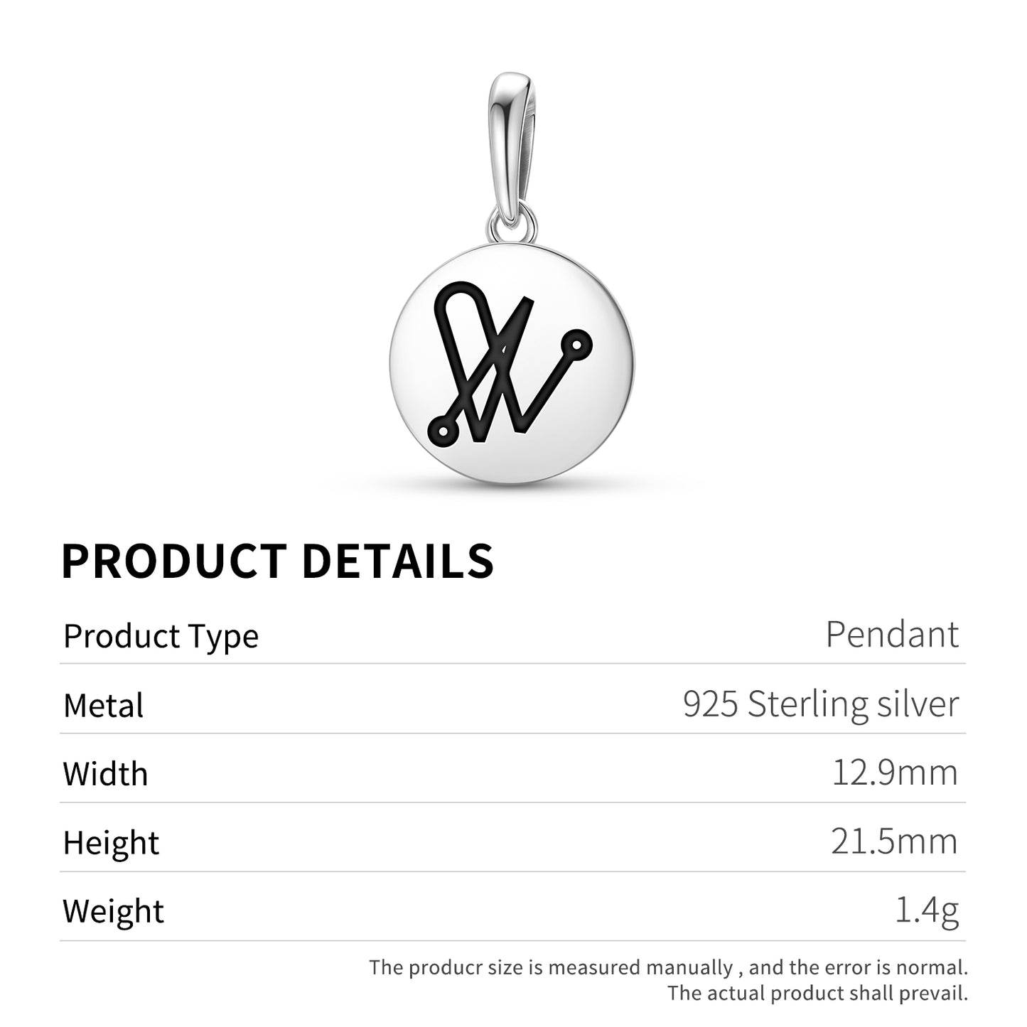 HAHASIAH Angels Symbols Pendant Dangle Charm