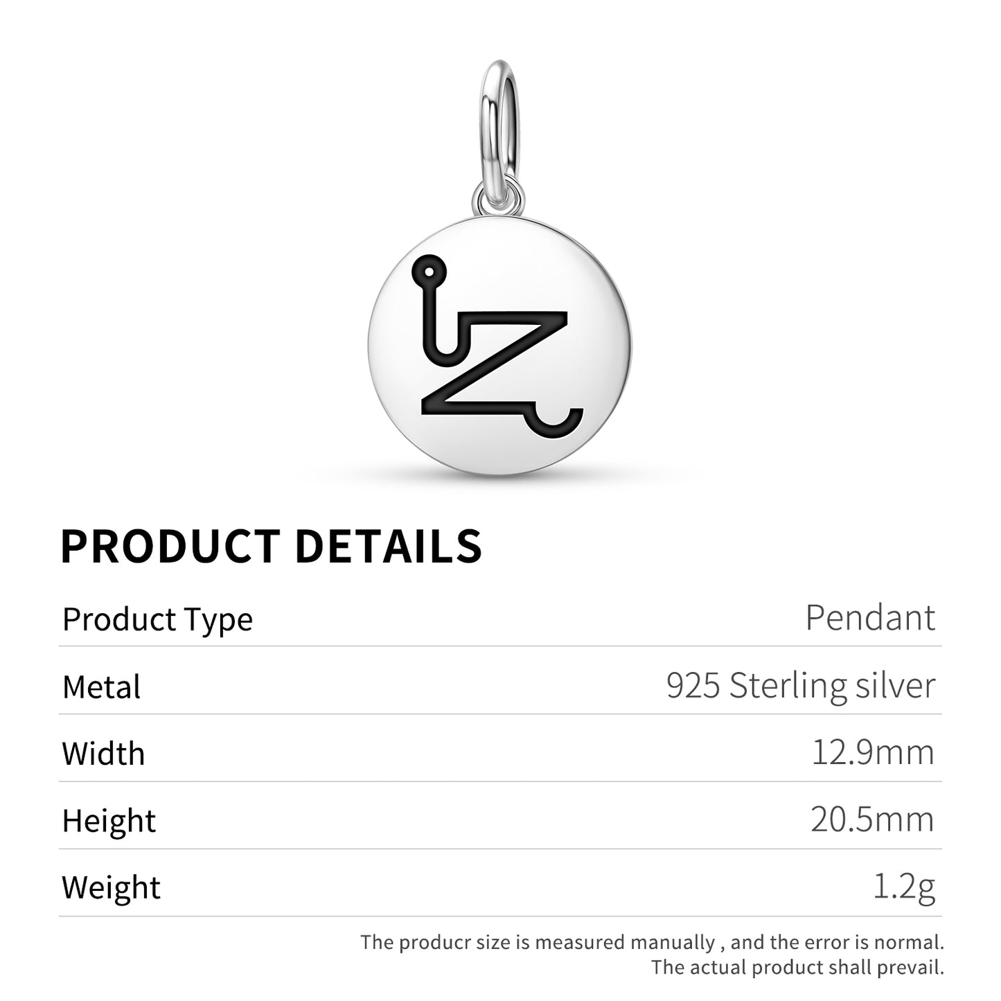 VEHUEL Angels Symbols Pendant Dangle Charm