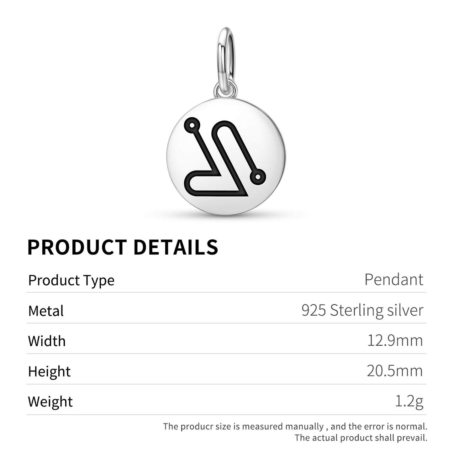 YELAHIAH Angels Symbols Pendant Dangle Charm