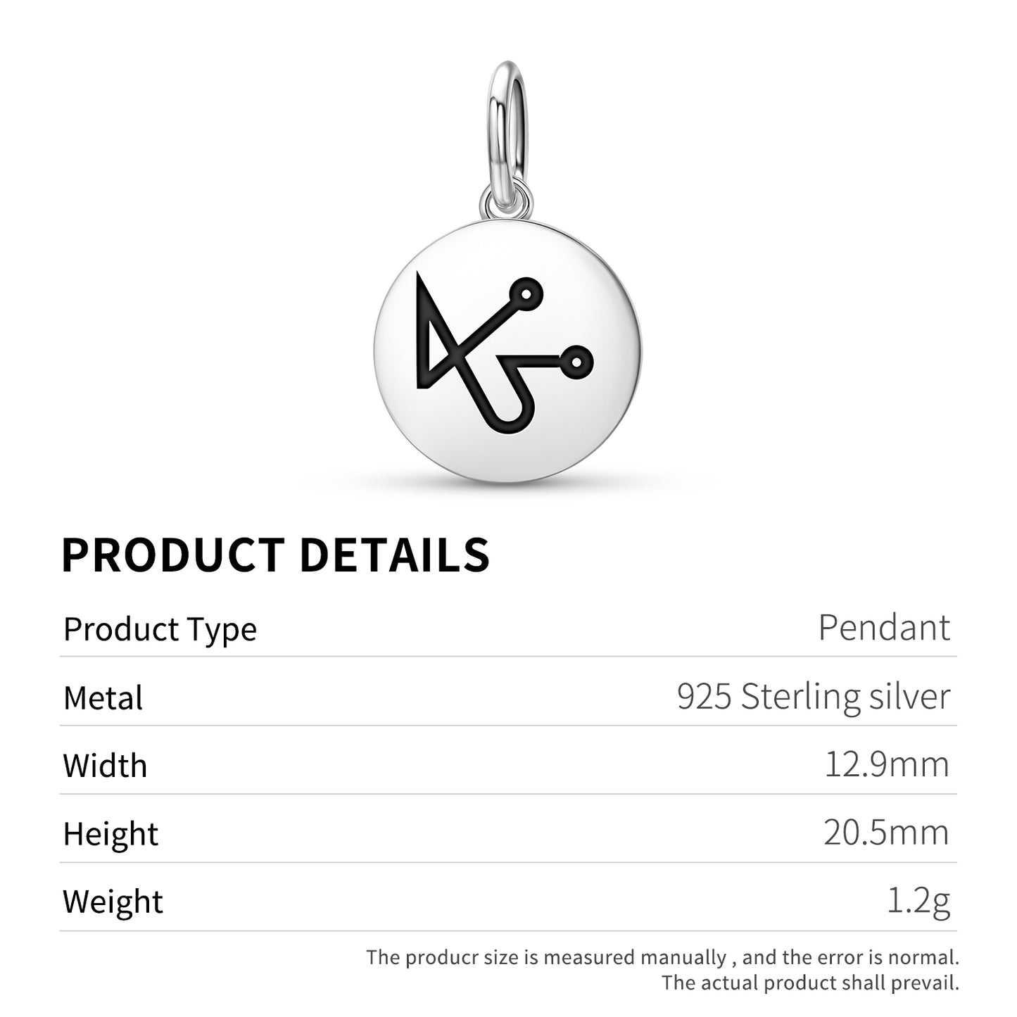 VEULIAH Angels Symbols Pendant Dangle Charm