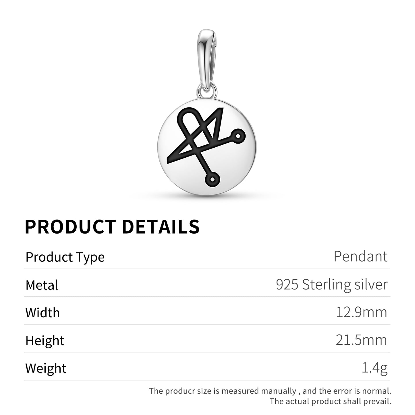 HARIEL Angels Symbols Pendant Dangle Charm