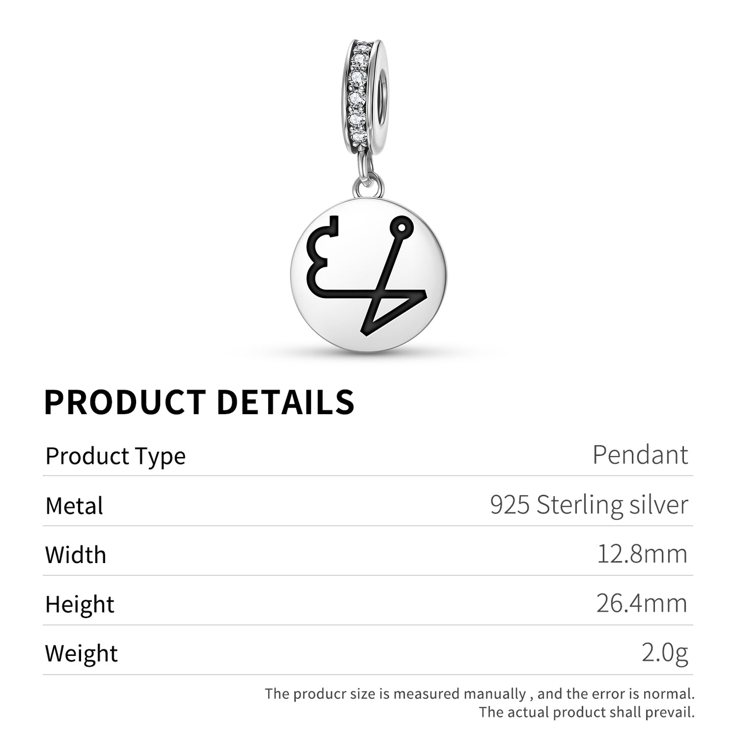 ARIEL Angels Symbols Pendant Dangle Charm