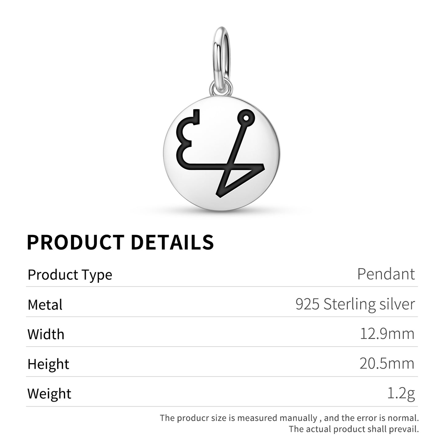 ARIEL Angels Symbols Pendant Dangle Charm