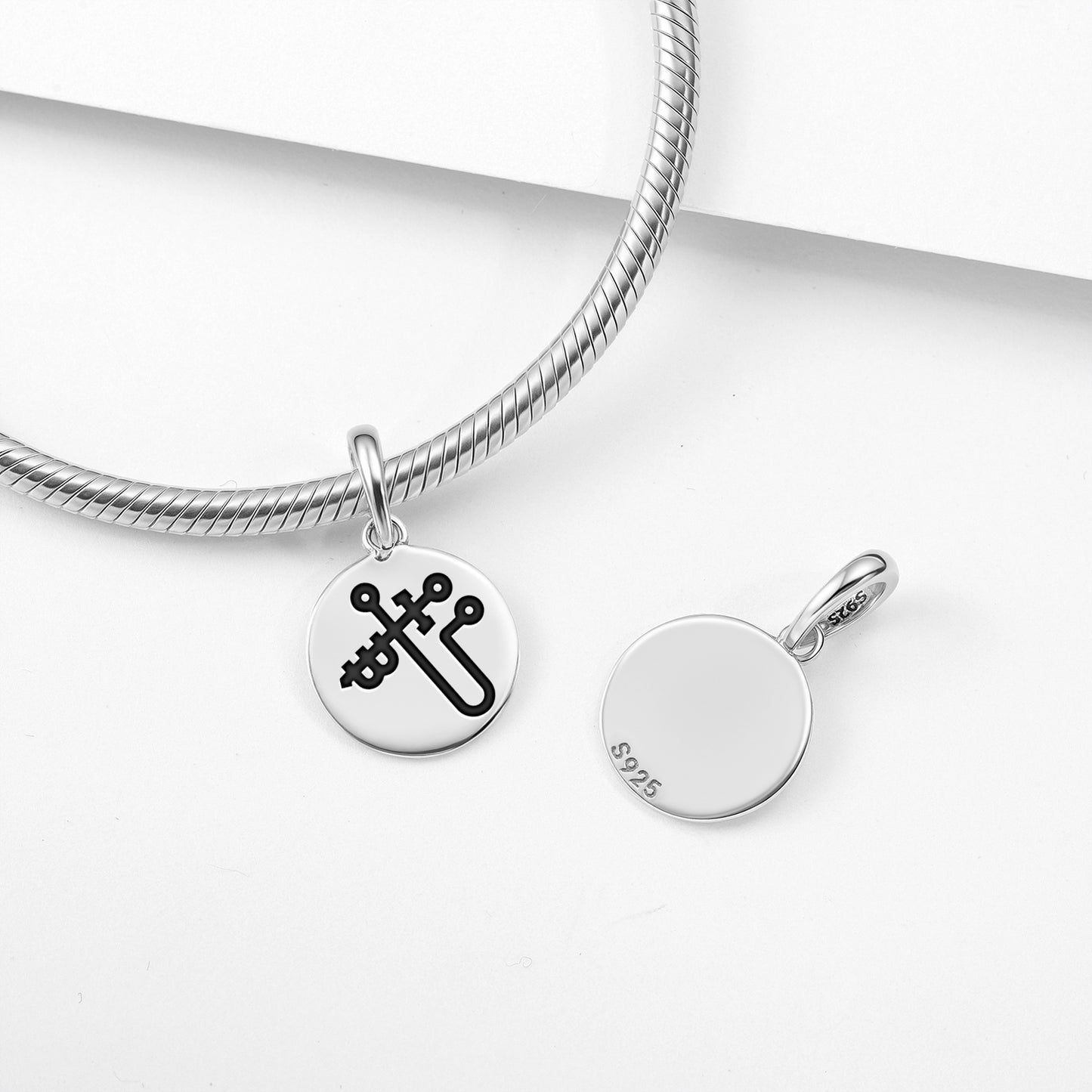 MIKAEL Angels Symbols Pendant Dangle Charm