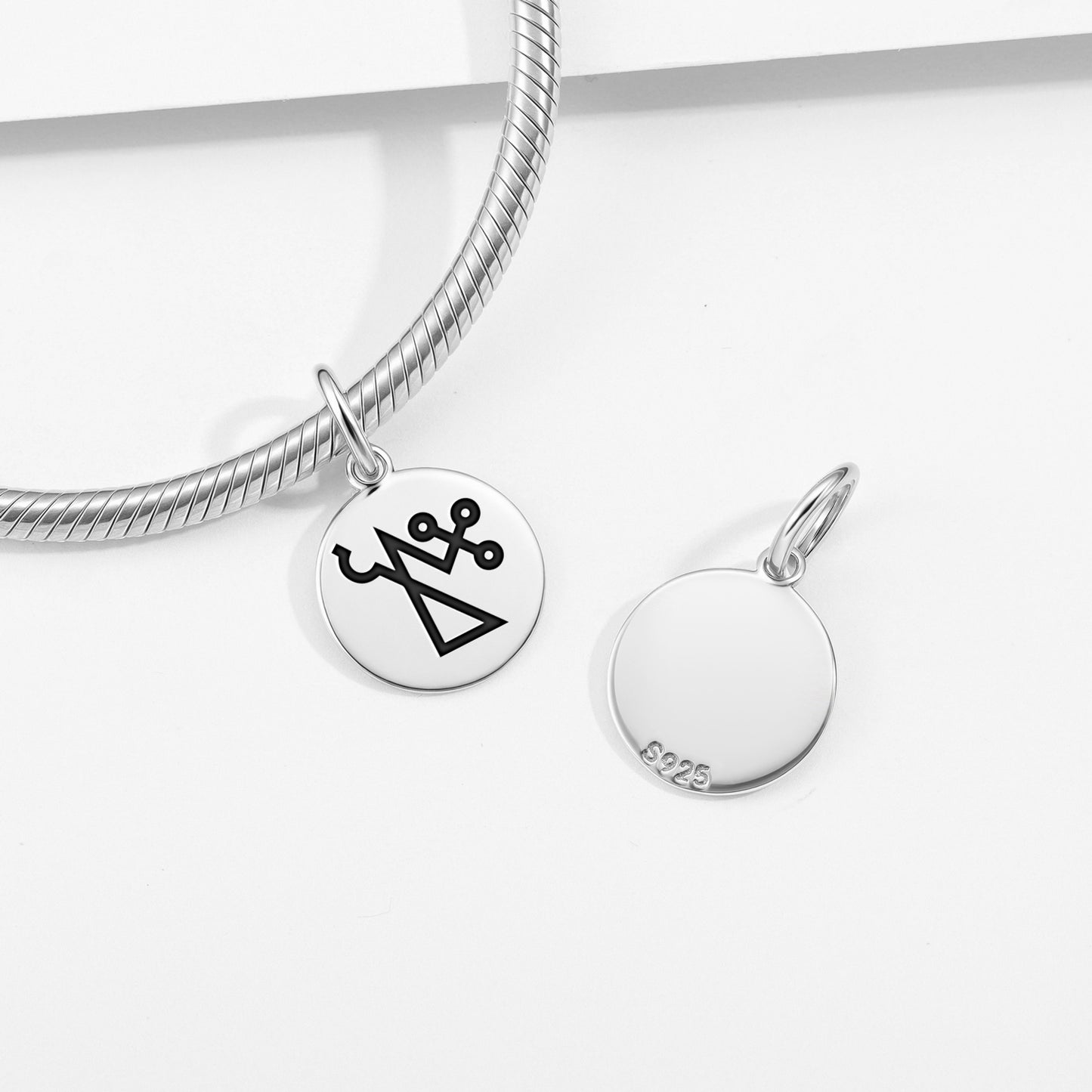 IEIAZEL Angels Symbols Pendant Dangle Charm