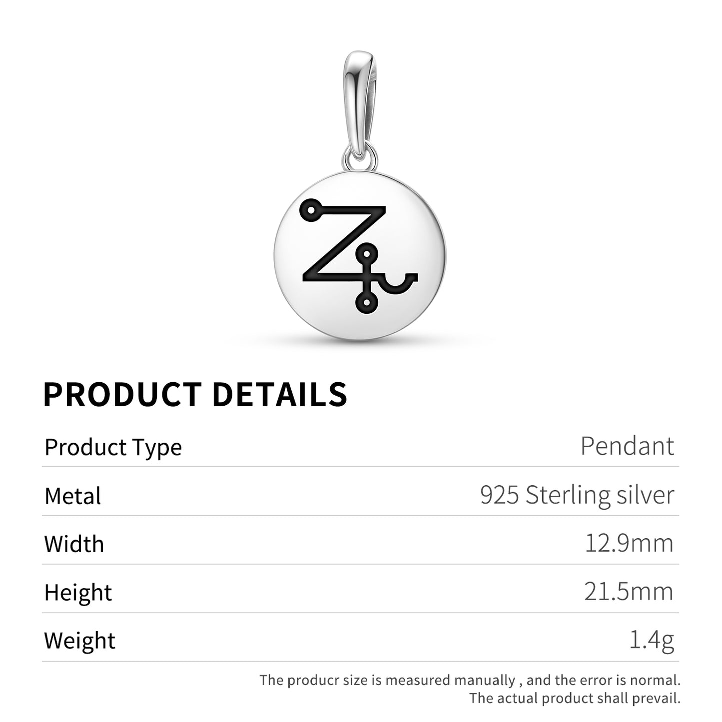 LEUVIAH Angels Symbols Pendant Dangle Charm