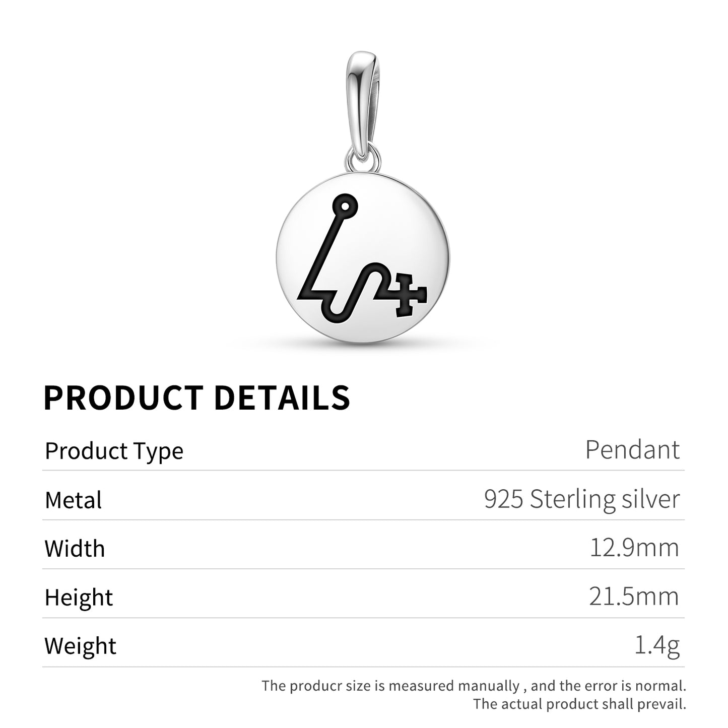 LAUVIAH Angels Symbols Pendant Dangle Charm