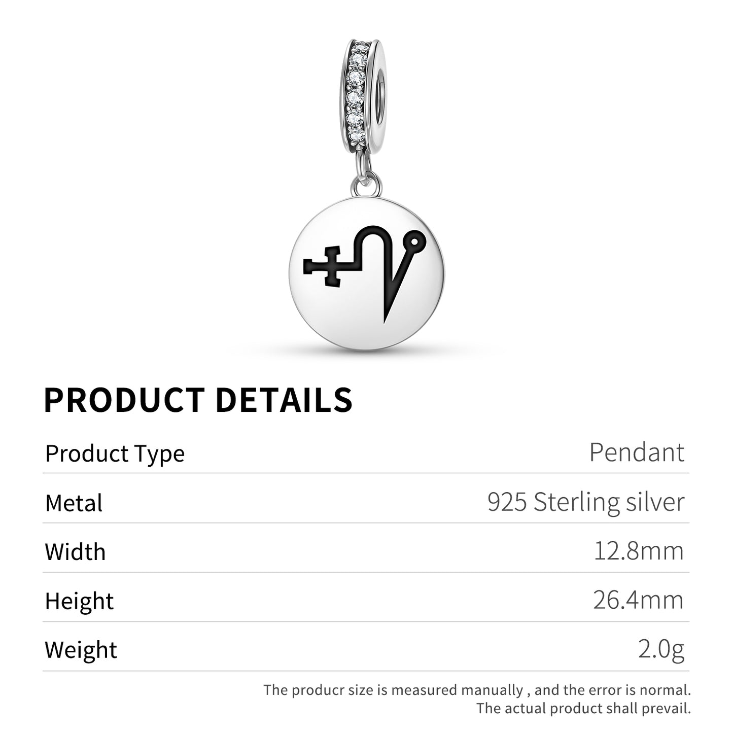 HAHAIAH Angels Symbols Pendant Dangle Charm