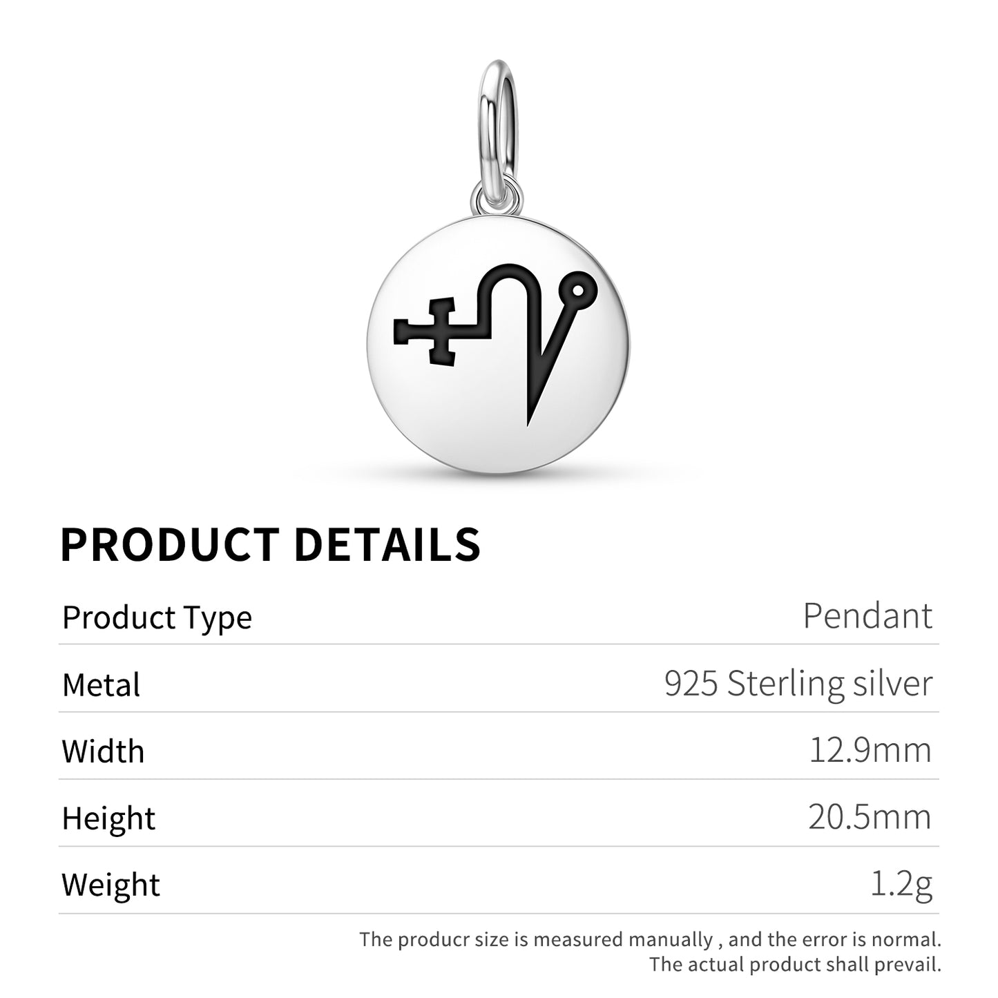 HAHAIAH Angels Symbols Pendant Dangle Charm