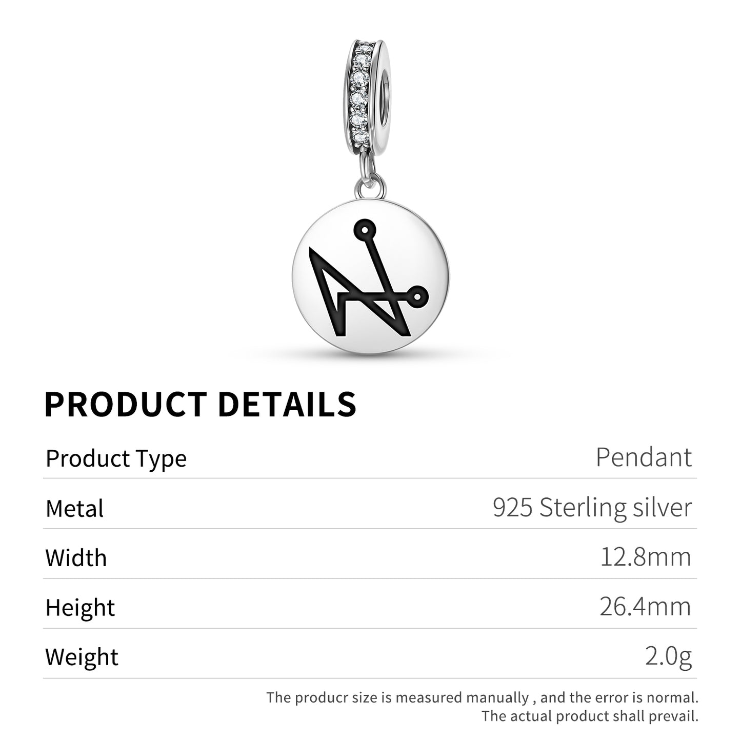 HAZIEL Angels Symbols Pendant Dangle Charm
