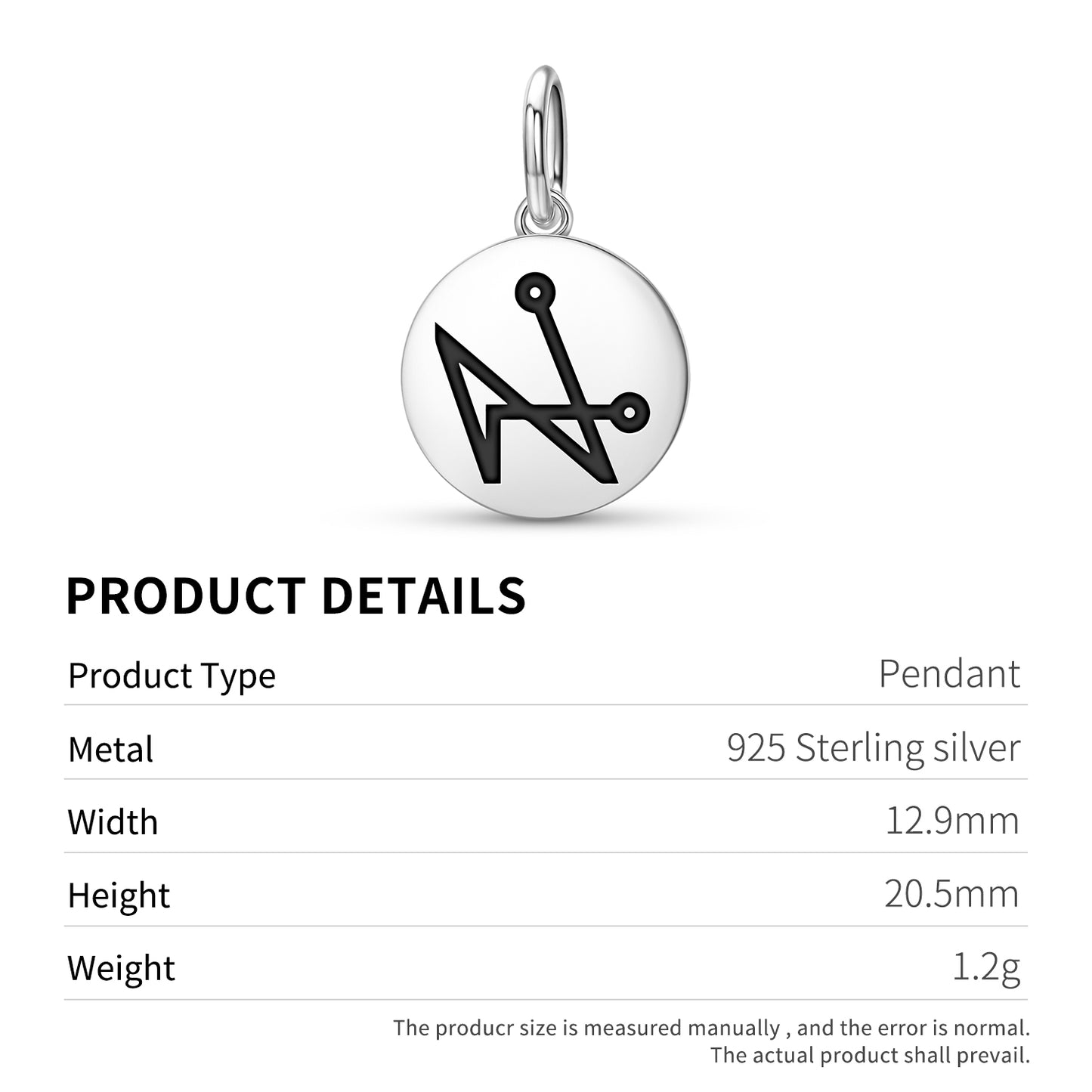 HAZIEL Angels Symbols Pendant Dangle Charm