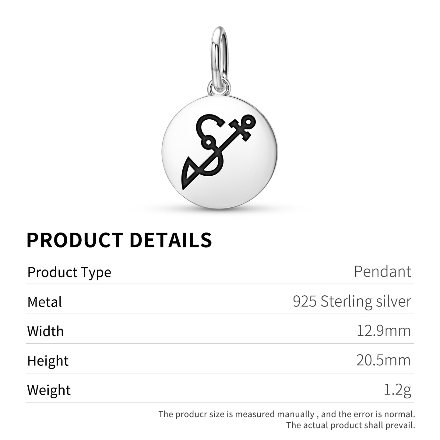 ACHAIAH Angels Symbols Pendant Dangle Charm