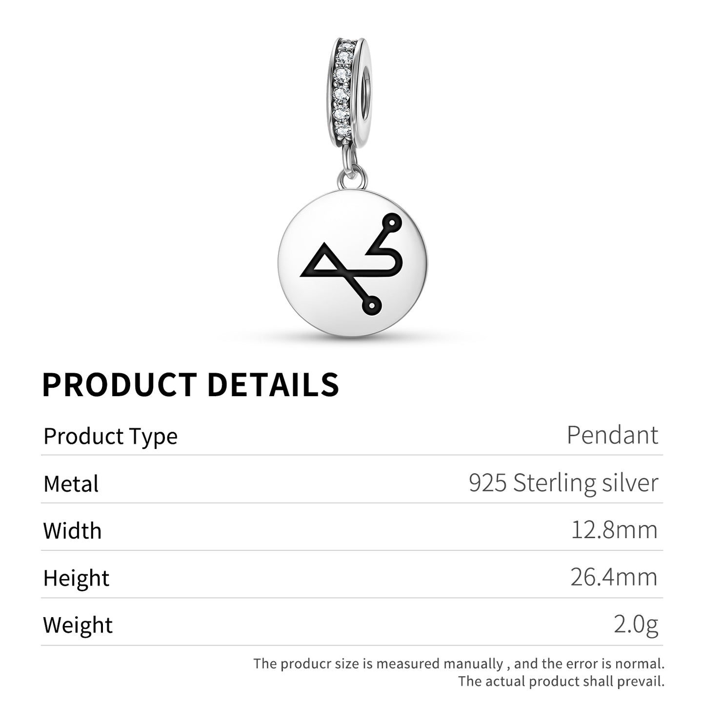 ELEMIAH Angels Symbols Pendant Dangle Charm