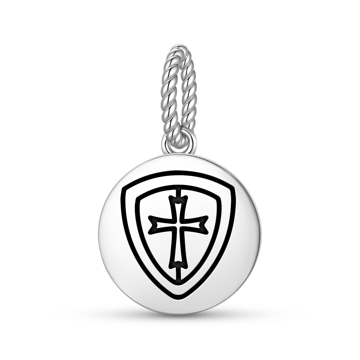 Templar Shield Templar Symbols Pendant Dangle Charm