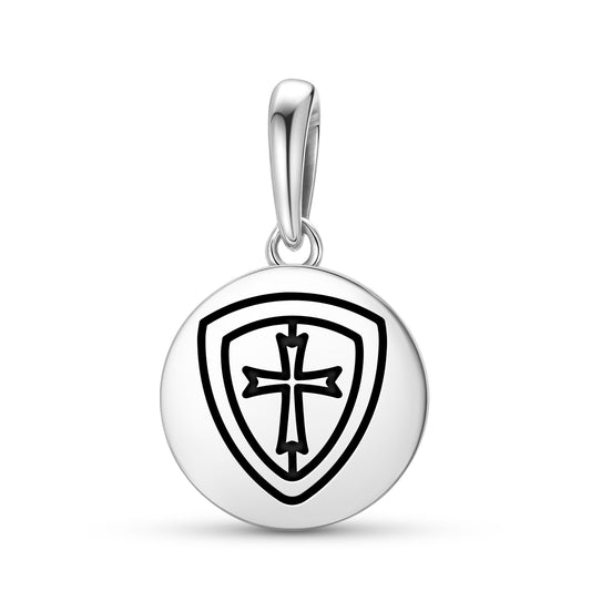 Templar Shield Templar Symbols Pendant Dangle Charm