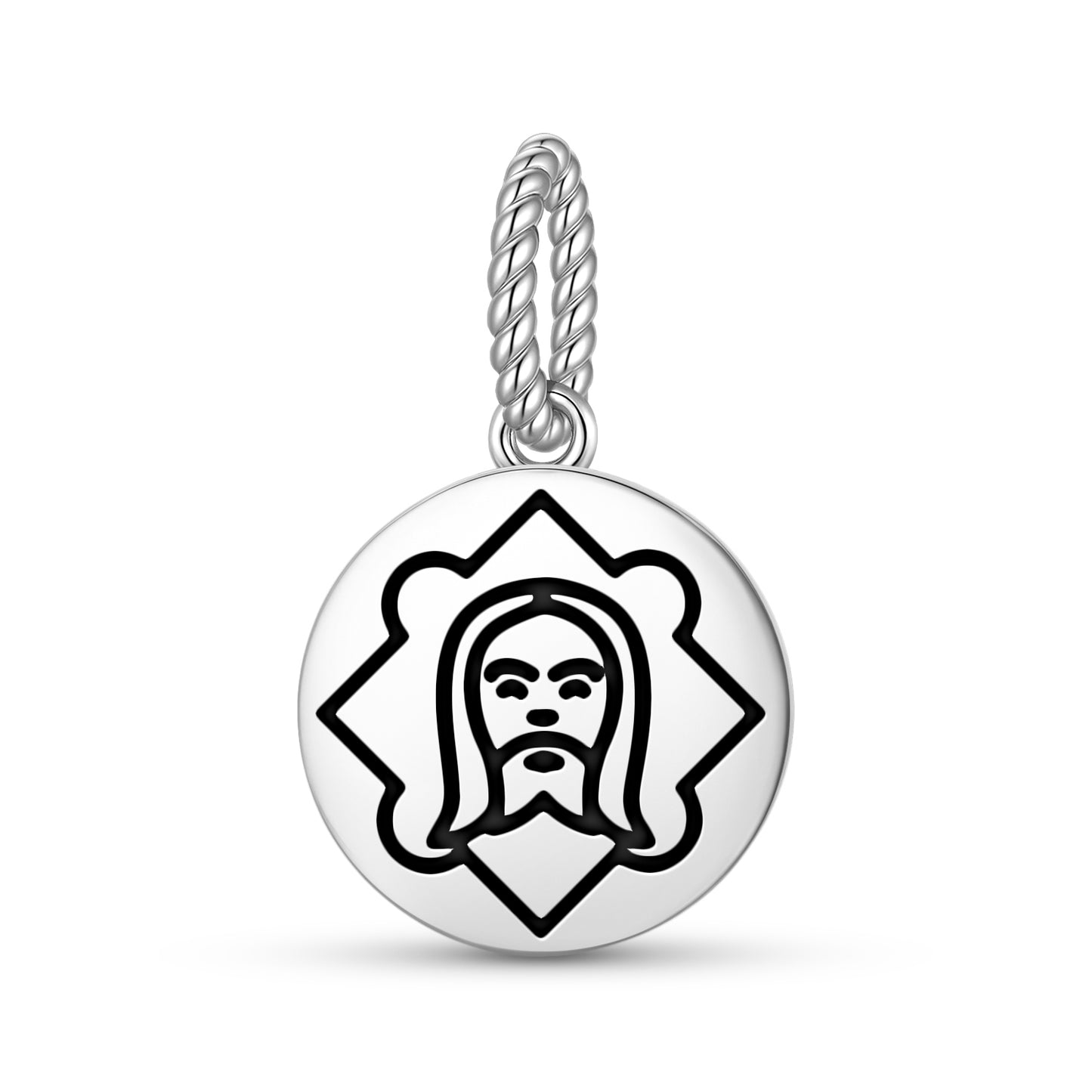 The Head Templar Symbols Pendant Dangle Charm