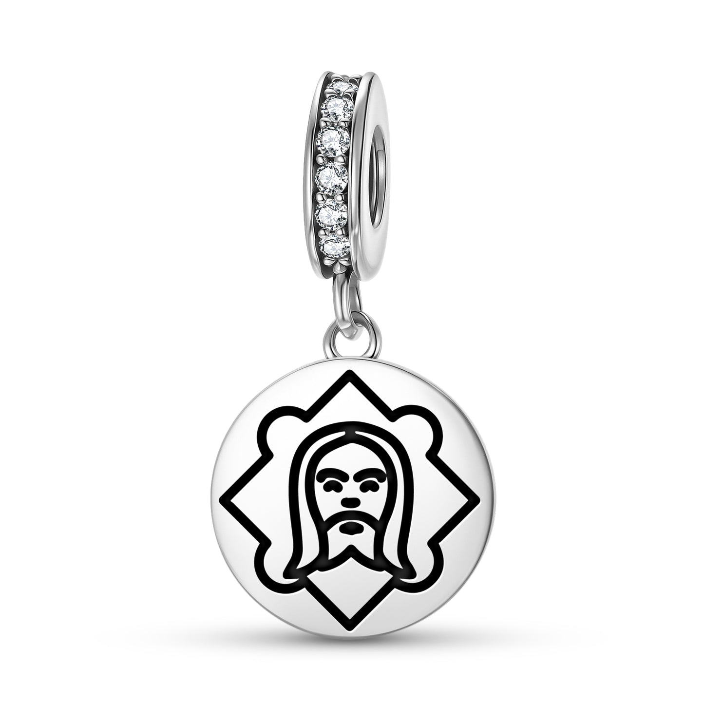 The Head Templar Symbols Pendant Dangle Charm
