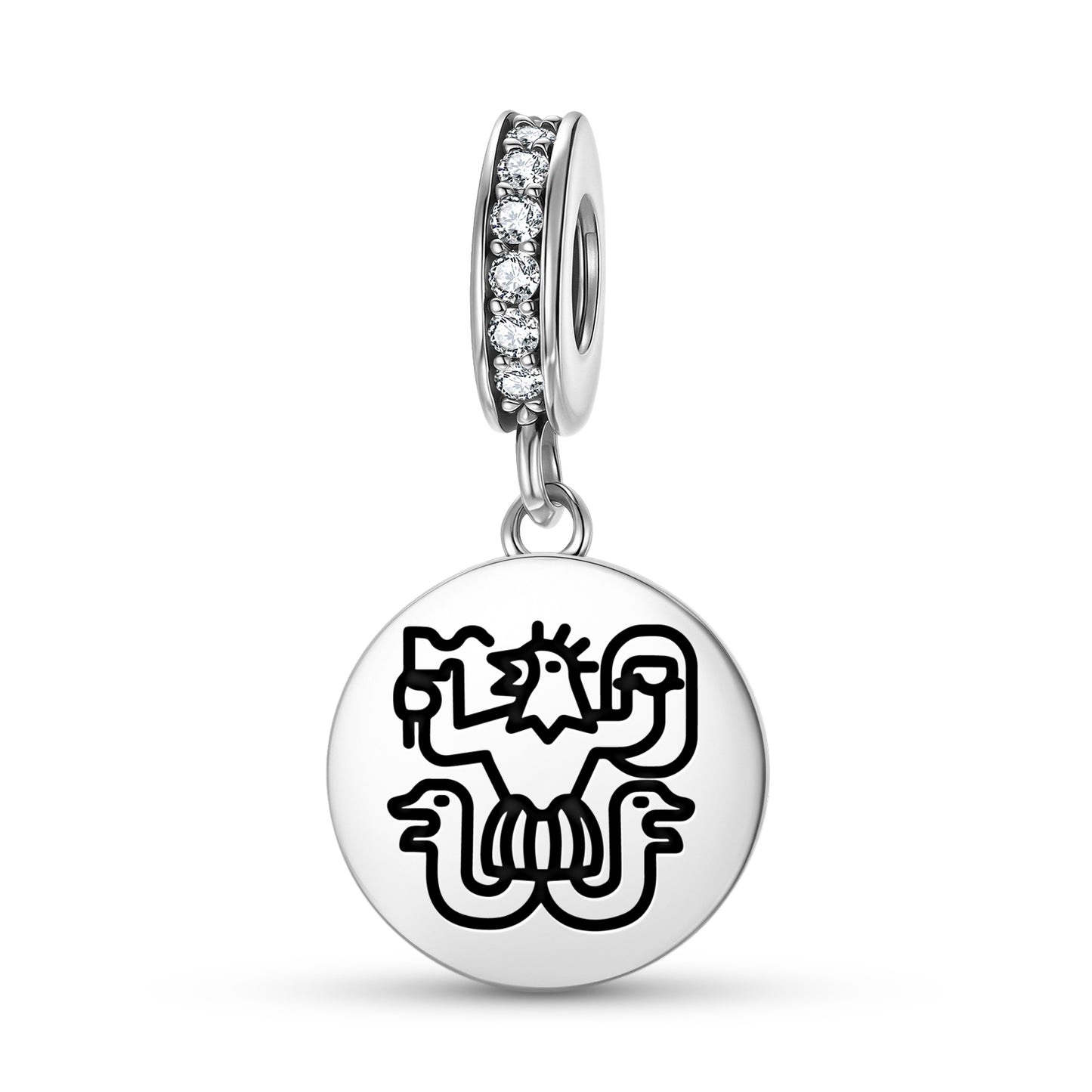 Abraxas Templar Symbols Pendant Dangle Charm