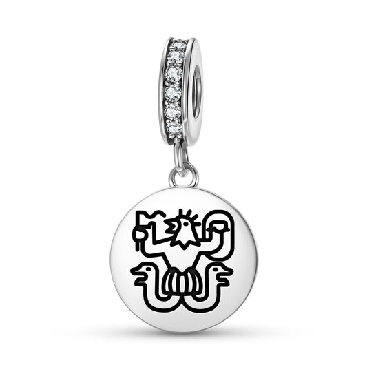 Abraxas Templar Symbols Pendant Dangle Charm