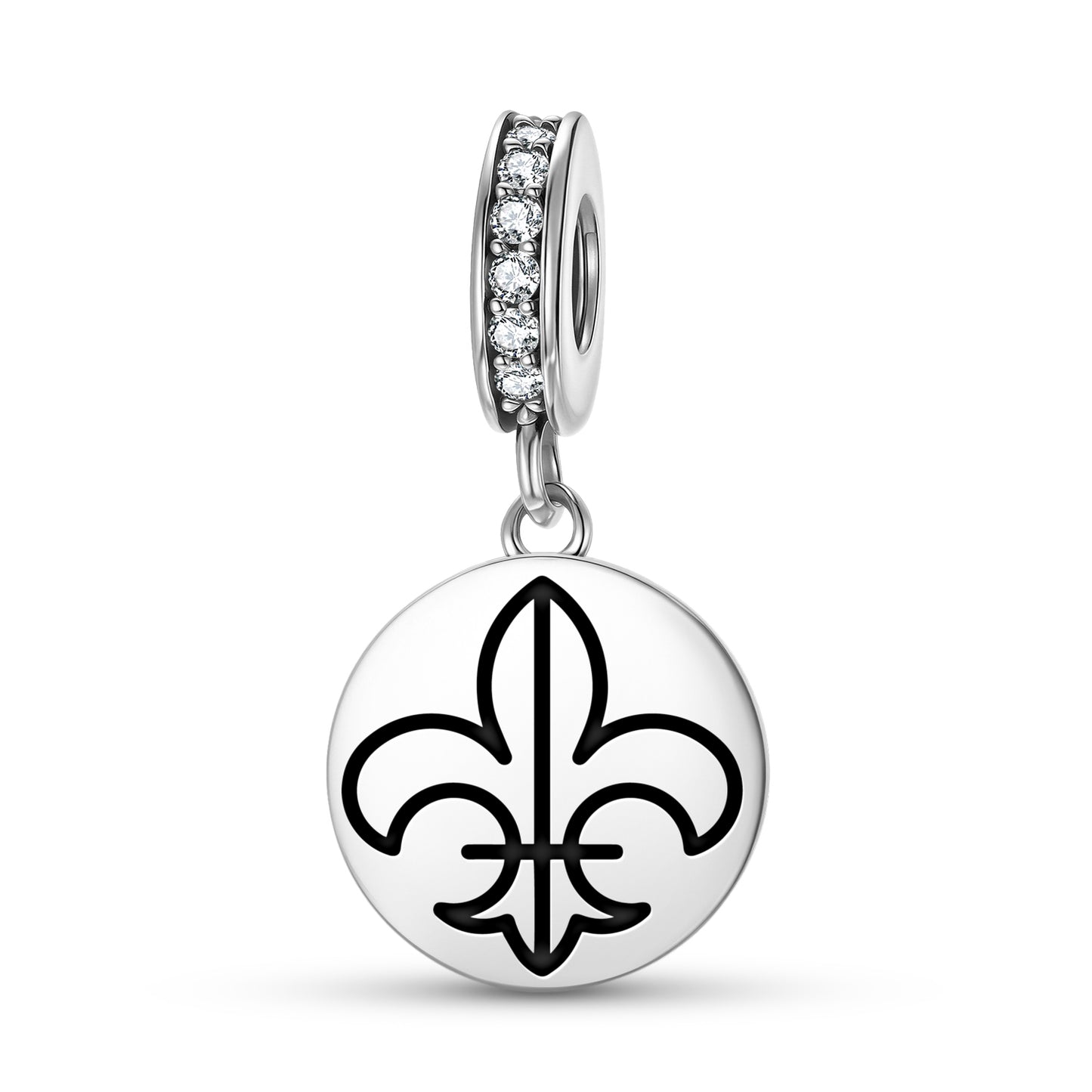 Fleur de lys Templar Symbols Pendant Dangle Charm