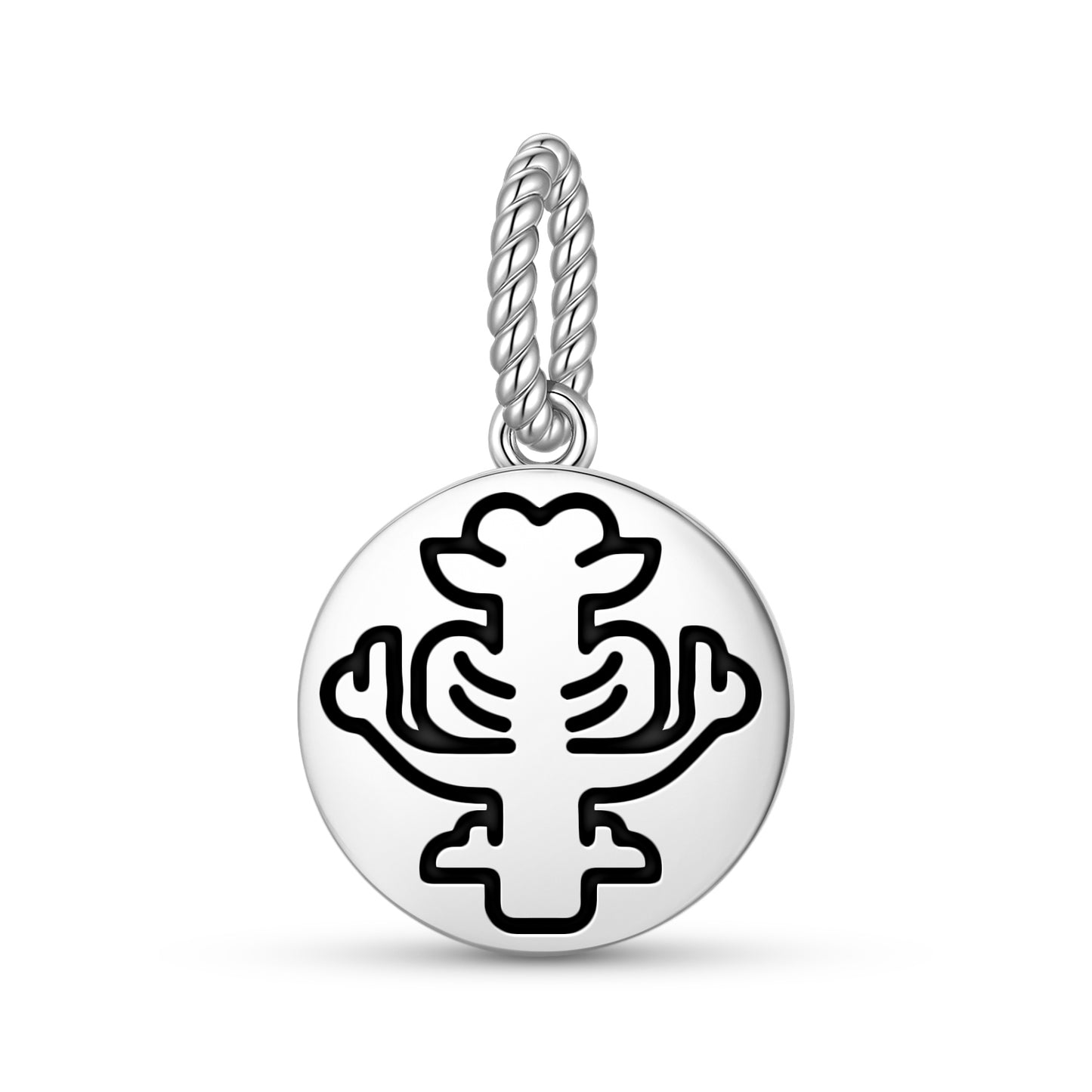 The Rose Templar Symbols Pendant Dangle Charm