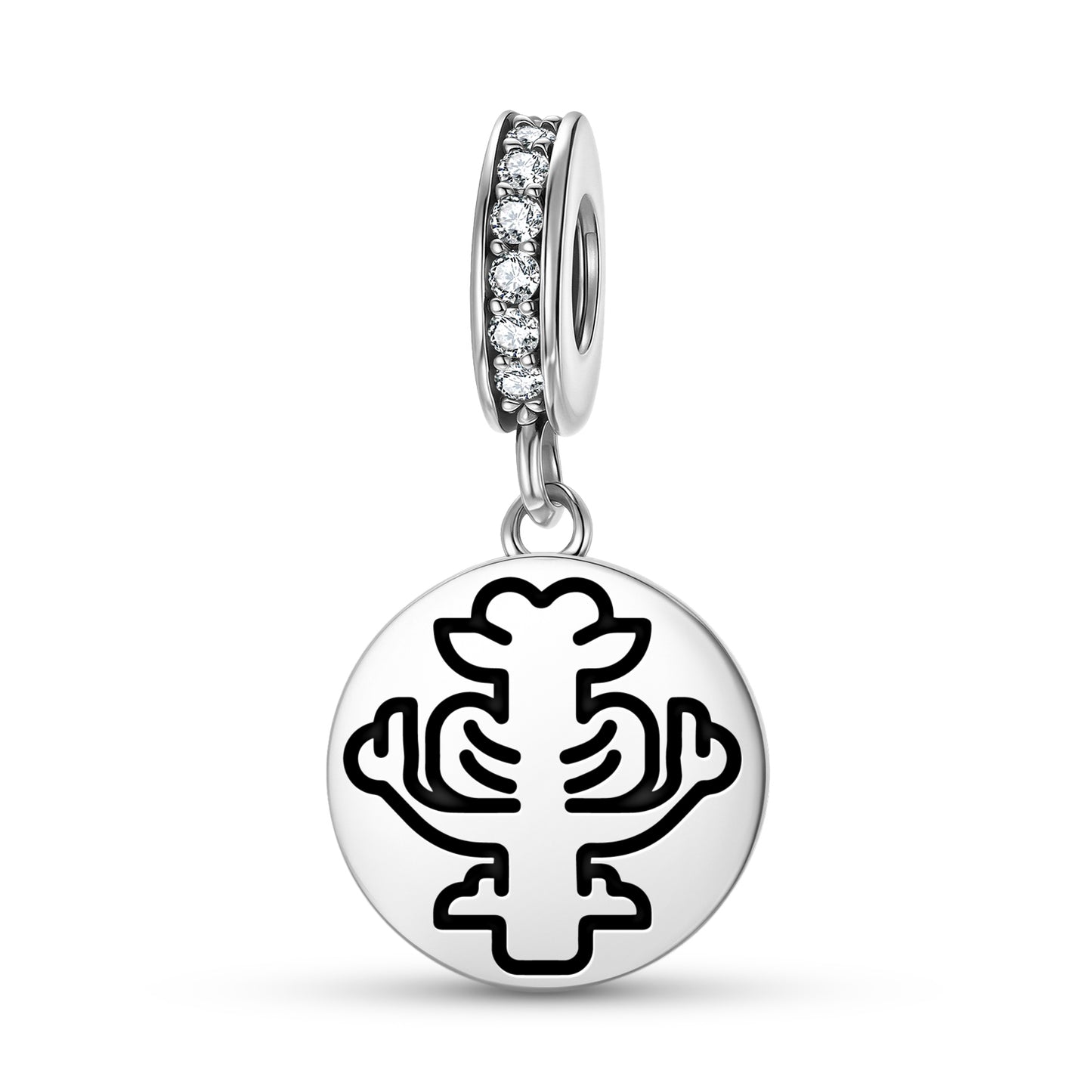 The Rose Templar Symbols Pendant Dangle Charm