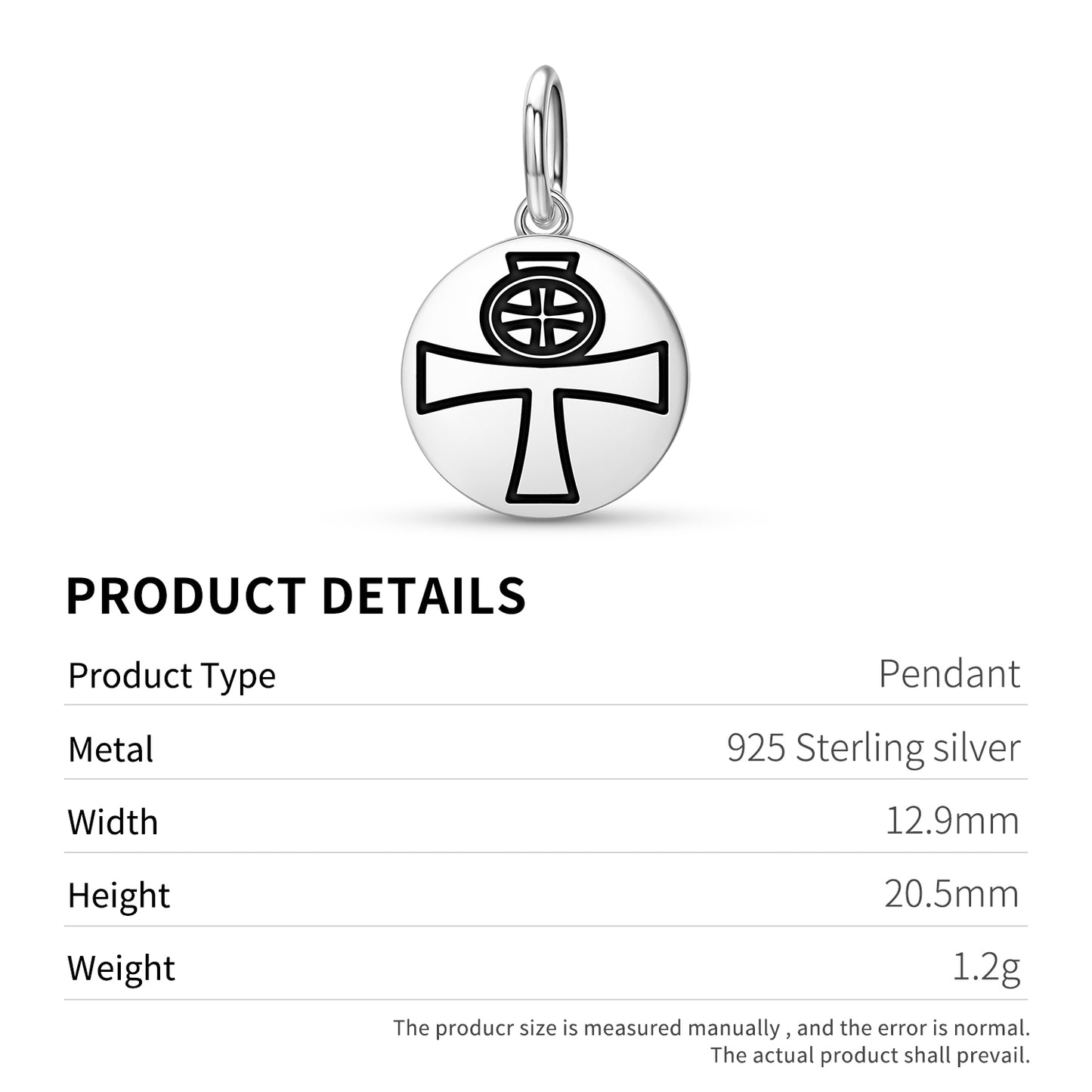 Ankh Knights Templar Templar Symbols Pendant Dangle Charm