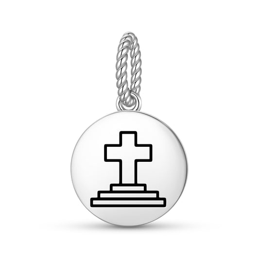 Calvary Cross Templar Symbols Pendant Dangle Charm