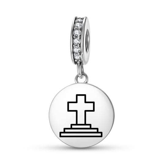 Calvary Cross Templar Symbols Pendant Dangle Charm