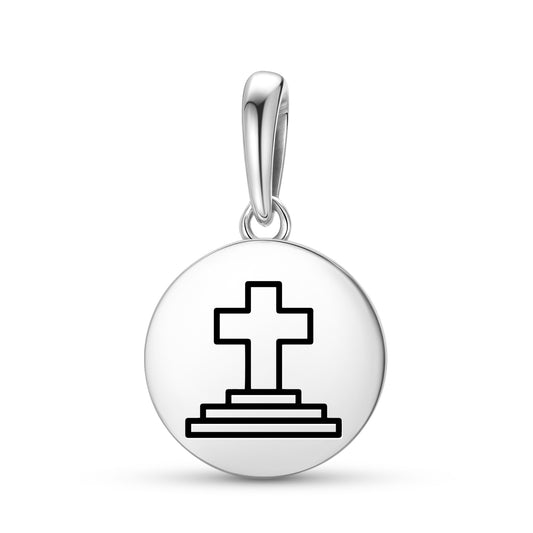 Calvary Cross Templar Symbols Pendant Dangle Charm