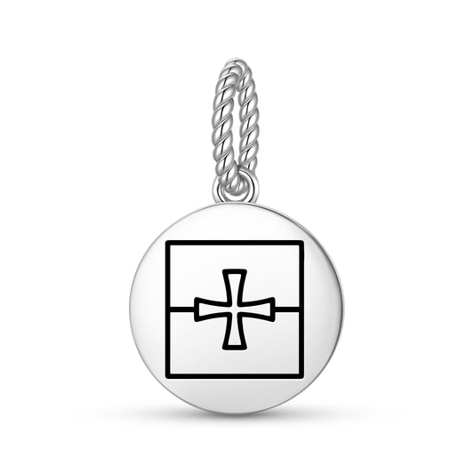 Beauceant Templar Symbols Pendant Dangle Charm